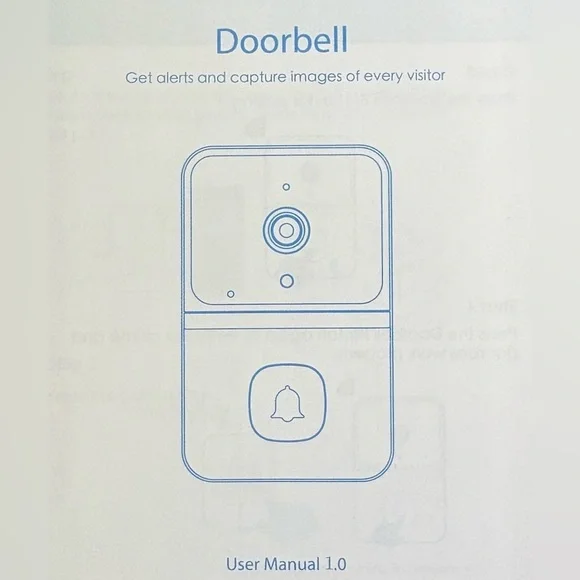 Bel Rumah Mini Smart Wireless Doorbell With Video HD Talkback - Picture 7 of 11